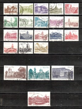 Suedafrika Michelnummer 601 - 617 gestempelt