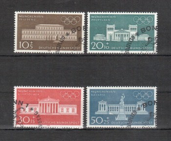 BRD Michelnummer 624 - 627 gestempelt