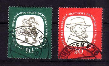 DDR Michelnummer 624 - 625 gestempelt