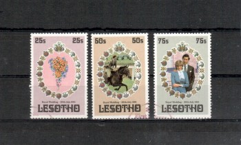 Lesotho Michelnummer 344 - 346 gestempelt