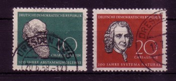 DDR Michelnummer 631 - 632 gestempelt