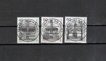Berlin Michelnummer 634 - 636 gestempelt