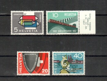 Schweiz Michelnummer 637 - 640 postfrisch Schweiz Michelnummer 637 - 640 postfrisch