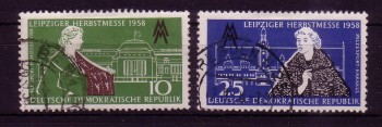 DDR Michelnummer 649 - 650 gestempelt