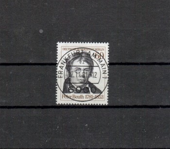 Berlin Michelnummer 654 gestempelt