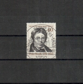 Berlin Michelnummer 654 gestempelt Berlin Michelnummer 654 gestempelt