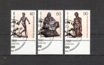 Berlin Michelnummer 655 - 657 gestempelt Berlin Michelnummer 655 - 657 gestempelt