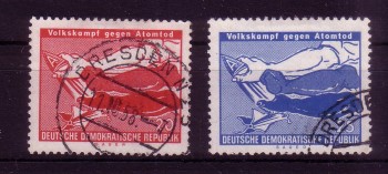 DDR Michelnummer 655 - 656 gestempelt