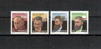 Transkei Michelnummer 159 - 162 postfrisch Transkei Michelnummer 159 - 162 postfrisch
