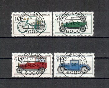 Berlin Michelnummer 660 - 663 gestempelt