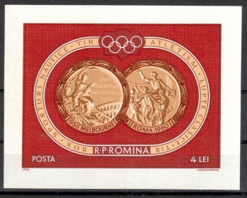 (intern: OLY 660) Rumaenien Michelnummer Block 50 postfrisch