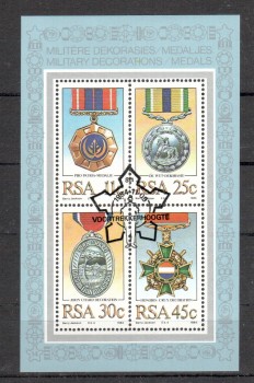 Suedafrika Michelnummer 661 - 664 Block 16 gestempelt