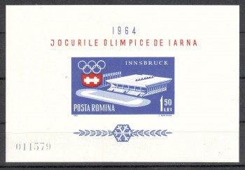 (intern: OLY 662) Rumaenien Michelnummer Block 55 postfrisch