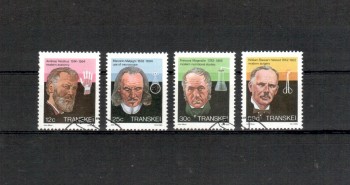 Transkei Michelnummer 176 - 179 gestempelt Transkei Michelnummer 176 - 179 gestempelt