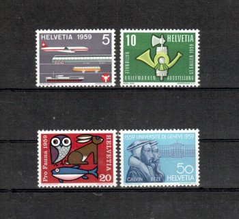 Schweiz Michelnummer 668 - 671 postfrisch