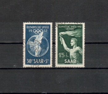 (intern: OLY 671) Saarland Michelnummer 314 - 315 gestempelt