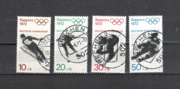 BRD Michelnummer 680 - 683 gestempelt BRD Michelnummer 680 - 683 gestempelt