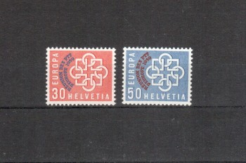 Schweiz Michelnummer 681 - 682 postfrisch