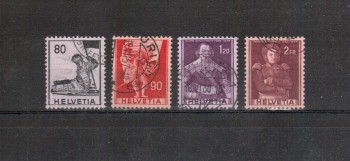 Schweiz Michelnummer 683 - 686 gestempelt