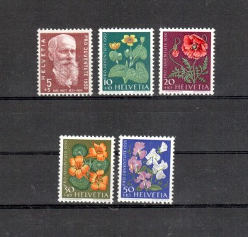 Schweiz Michelnummer 687 - 691 postfrisch