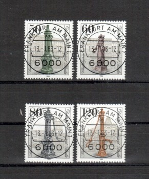 Berlin Michelnummer 689 - 692 gestempelt Berlin Michelnummer 689 - 692 gestempelt