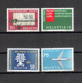 Schweiz Michelnummer 692 - 695 postfrisch Schweiz Michelnummer 692 - 695 postfrisch