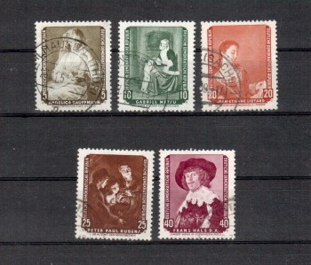DDR Michelnummer 693 - 697 gestempelt