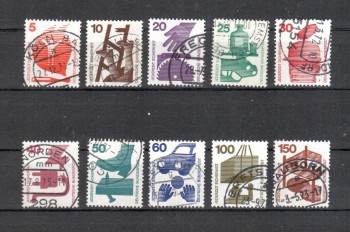 BRD Michelnummer 694 - 703 gestempelt BRD Michelnummer 694 - 703 gestempelt