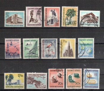 SWA Michelnummer 296 - 310 gestempelt SWA Michelnummer 296 - 310 gestempelt