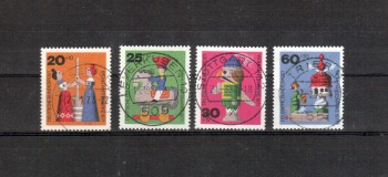 BRD Michelnummer 705 - 708 gestempelt BRD Michelnummer 705 - 708 gestempelt