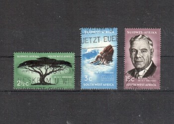 SWA Michelnummer 329 - 331 gestempelt SWA Michelnummer 329 - 331 gestempelt