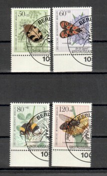 Berlin Michelnummer 712 - 715 gestempelt