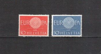 Schweiz Michelnummer 720 - 721 postfrisch Schweiz Michelnummer 720 - 721 postfrisch