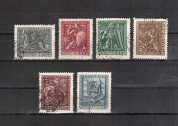 Ungarn Michelnummer 722,724 - 727,730 gestempelt
