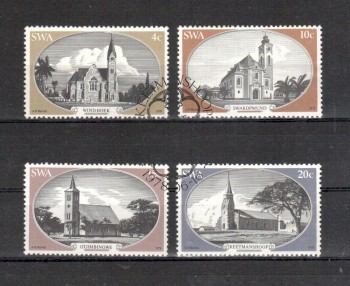 SWA Michelnummer 448 - 451 gestempelt SWA Michelnummer 448 - 451 gestempelt