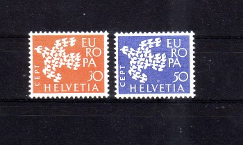 Schweiz Michelnummer 736 - 737 postfrisch Schweiz Michelnummer 736 - 737 postfrisch