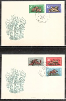 DDR Michelnummer 737 - 741 FDC DDR Michelnummer 737 - 741 FDC