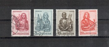 Schweiz Michelnummer 738 - 741 gestempelt Schweiz Michelnummer 738 - 741 gestempelt
