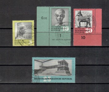 DDR Michelnummer 742 - 745 gestempelt