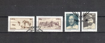 SWA Michelnummer 537 - 540 gestempelt SWA Michelnummer 537 - 540 gestempelt