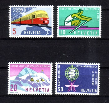 Schweiz Michelnummer 747 - 750 postfrisch Schweiz Michelnummer 747 - 750 postfrisch