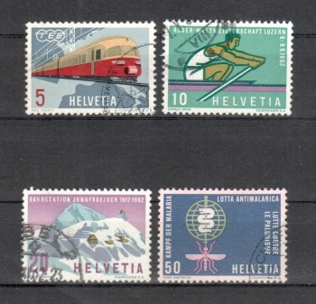 Schweiz Michelnummer 747 - 750 gestempelt Schweiz Michelnummer 747 - 750 gestempelt