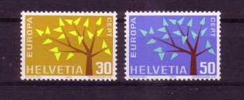 Schweiz Michelnummer 756 - 757 postfrisch Schweiz Michelnummer 756 - 757 postfrisch