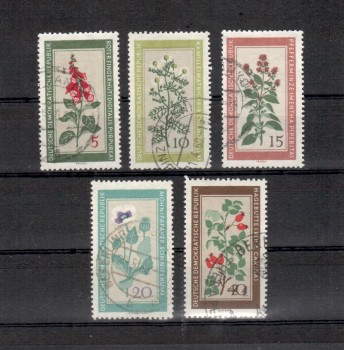 DDR Michelnummer 757 - 761 gestempelt DDR Michelnummer 757 - 761 gestempelt