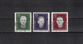 DDR Michelnummer 765 - 767 gestempelt DDR Michelnummer 765 - 767 gestempelt