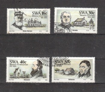 SWA Michelnummer 633 - 636 gestempelt