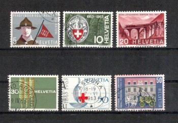 Schweiz Michelnummer 768 - 773 gestempelt Schweiz Michelnummer 768 - 773 gestempelt