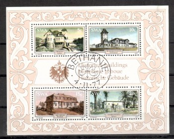 SWA Michelnummer 436 - 439 Block 3 gestempelt