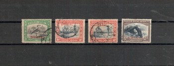 SWA Dienst Michelnummer 26 - 29 gestempelt