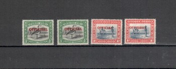 SWA Dienst Michelnummer 45 - 48 postfrisch Falz